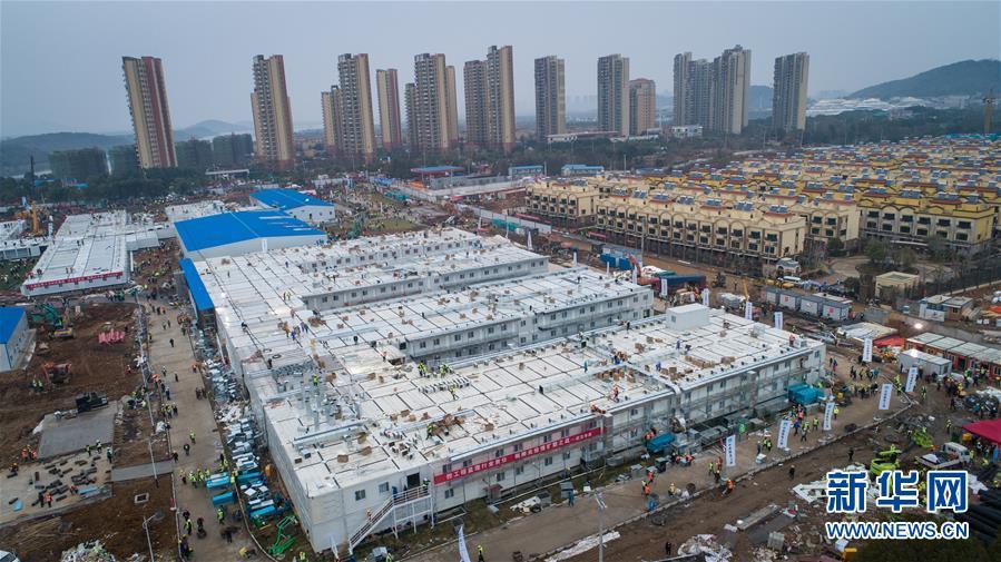 配图，武汉火神山，10天，震撼了西方各媒体